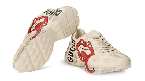 gucci pre distressed shoes
